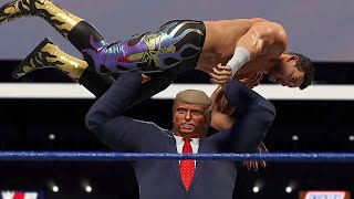 Donald Trump vs Eddie Guerrero  WWE US Championship [upl. by Pell266]