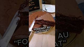 🍫 Recette Fondant au Chocolat  1 minute pour apprendre cest ici👆 recette fondantauchocolat [upl. by Nuoras]