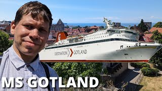 Jag åker Gotlandsfärjan MS Gotland  Destination Gotland 4K [upl. by Eerized731]