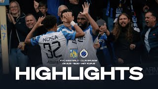 KVC WESTERLO  CLUB BRUGGE  HIGHLIGHTS  20232024 [upl. by Anis]