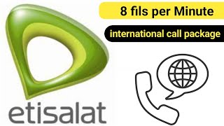 Etisalat 8 fils offer  Etisalat 8 fils offer code  Etisalat 8 fils offer to Pakistan [upl. by Killian733]