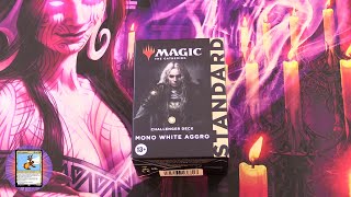 2022 Challenger Deck Mono White Aggro Unboxing [upl. by Leruj]