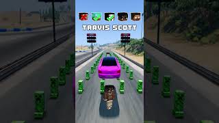 NOOB vs PRO vs HACKER vs HEROBRINE Car Jump Challenge 3 🤫 🚗 shorts beamngdrive [upl. by Oppen]