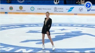 Anastasiia GUBANOVA デニステンメモリアルチャレンジ2024 SP アナスタシア・グバノワ [upl. by Egin421]