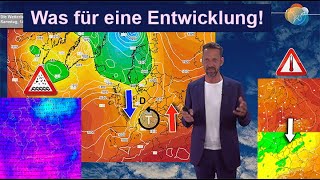 Was für eine Entwicklung Im Osten 7 Tage heiß dann überall kühler Wettervorhersage 0412092024 [upl. by Juliana]