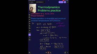 Thermodynamics class 11 qwU ampH Change in phase transition thermodynamics jee neet cbse [upl. by Namreh]