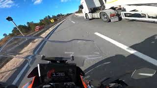 2022 KTM Super Duke GT Runningin 6000 rpm limited  Akyarma Uphill  27102022 [upl. by Eileek222]