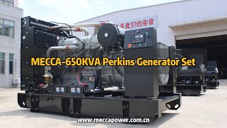 MECCAPrime 650kVA Open Type Perkins Generator Set [upl. by Stinson]