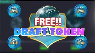 HOW TO GET A FREE DRAFT TOKEN IN FIFA 23 UPDATED [upl. by Yelrihs]