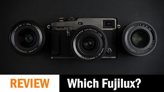 Fujifilm XF18mm vs XF23mm vs XF33mm Which One is the Best for You [upl. by Ulund]