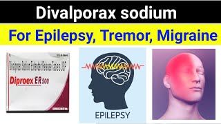 divalproex sodium extended release tablets ip 500mg uses in hindi  antiepileptic drugs [upl. by Isiahi]