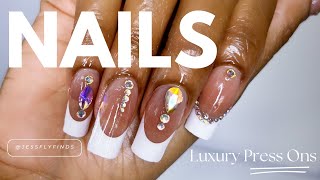 PRESS ON NAILS  How To Make Them Stronger amp Last Longer [upl. by Annaeel]