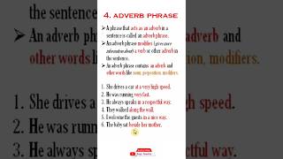 adverb phrase  adverb phrases english  adverb phrase examples  adverb phrase and clause [upl. by Animaj]