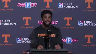 Vols safety Andre Turrentine previews Ohio State  Tennessee Football [upl. by Maggee832]