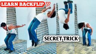 Learn How To Do A Backflip At Home  Backflip Tutorial For Beginners In Hindi [upl. by Ardnalak]