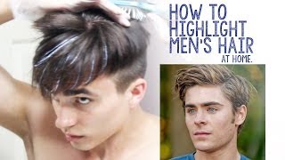 How to Highlight Mens Hair at Home [upl. by Spring]