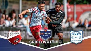 Kozakken Boys gaat DEFINITIEF naar de NACOMPETITIE 😰😰  Kozakken Boys vs GVVV  Samenvatting [upl. by Schilt]