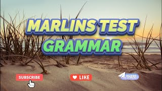 Marlins Test For Seafarer  Grammar [upl. by Ruiz695]