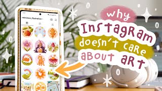 Lets Talk About Instagram Engagement For Artists Its Not About How Good Your Art Is [upl. by Imalda998]