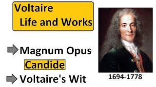 Voltaire Biography  Candide Summary english literature [upl. by Zacharias]