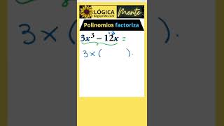 FACTORIZACIÓN de polinomios maths educacionmatematica algebra matematicas matematicasfaciles [upl. by Rogozen]