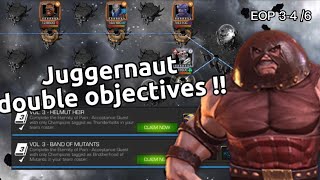 EOP ACCEPTANCE  JUGGERNAUT PATH  Double Objectives   MCOC [upl. by Easlehc]