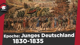 Junges Deutschland einfach erklärt Literaturepoche 18301835 Themen Sprache Vertreter erklärt [upl. by Jorrie]