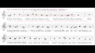 The Lords Prayer  ICEL Chant  New English Translation of the Roman Missal Third Edition [upl. by Hamlani]