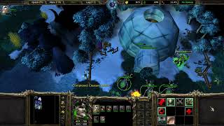 Warcraft III Just found an interesting campaign by accident  quotRevenge of MalGanisquot 梅尔甘尼斯的复仇 [upl. by Adelina150]