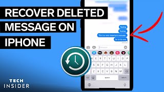 How To Recover A Deleted Text From Your iPhone [upl. by Mauralia]