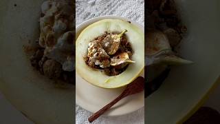 let’s make breakfast melon bowl with greek yogurt fig amp tahin 🍈🥣 breakfast foodshorts [upl. by Assirod]