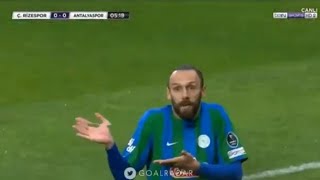 Vedat Muriqi Rizespor  Antalyaspor maçında attığı mükemmel golden sonra 9 kere seviniyor edit [upl. by Alat]