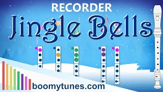 Jingle Bells  RECORDER Play AlongHow to Play [upl. by Adok]