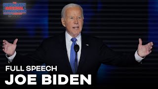 FULL SPEECH Joe Biden’s full speech at the DNC [upl. by Younglove]