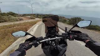 Honda XADV 750 with DJI Osmo Action 4  DJI MIC 2 Exhaust Sound [upl. by Spear107]