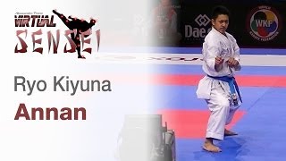 Ryo Kiyuna  Kata Annan  Bronze final  21st WKF World Karate Championships Paris Bercy 2012 [upl. by Jobi567]