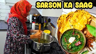 Sarson ka Saag And Stuffed Pratha Wife Made [upl. by Sidonnie440]