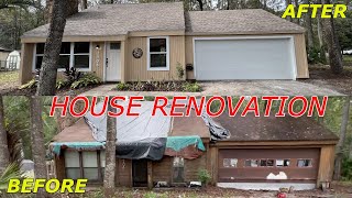 60 DAYS RENOVATING AN ABANDONED HOUSE From START to FINISH 2 months in 5 Minutes [upl. by Konyn]