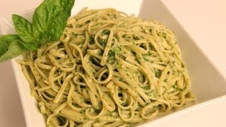 Linguine with Pesto Recipe  Laura Vitale  Laura in the Kitchen Episode 346 [upl. by Winifield]