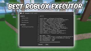 NEW Best Roblox Executor For PC quotIncognitoquot Byfron Bypass  No Emulator 2024 [upl. by Neeka286]