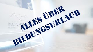 Alles über Bildungsurlaub [upl. by Lilias531]