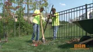 Aluminum Fence  How to install it [upl. by Airbmac734]