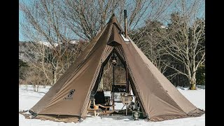 Is OneTigris Rock Fortress Hot Tent with Stove Jack a True 4Season Tent [upl. by Watanabe]