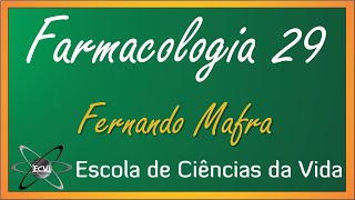 Farmacologia 20 Aula 29  Agentes anticolinesterásicos  efeitos adversos [upl. by Etezzil]