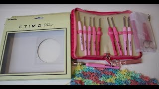 Review about Tulip Etimo Rose Crochet Hook Set 10 Hooks [upl. by Lauro]