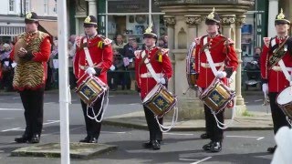 Royal Anglian Regiment Granted The Freedom Of Entry To Uppingham [upl. by Ainehs]