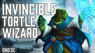 Abjuration Wizard  INVINCIBLE Tortle  Multiclass Character Build  DND 5e [upl. by Innus]