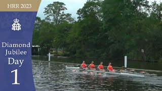 Trentham BC v Lea RC  Diamond Jubilee  Henley 2023 Day 1 [upl. by Karylin]