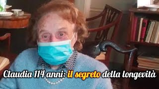 A 114 anni è la donna più anziana d’Italia ecco il segreto di Claudia per vivere a lungo [upl. by Colvert]