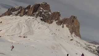 La pista PradelRodella 2 al Col Rodella Campitello di Fassa il 1532014 [upl. by Dahlia]